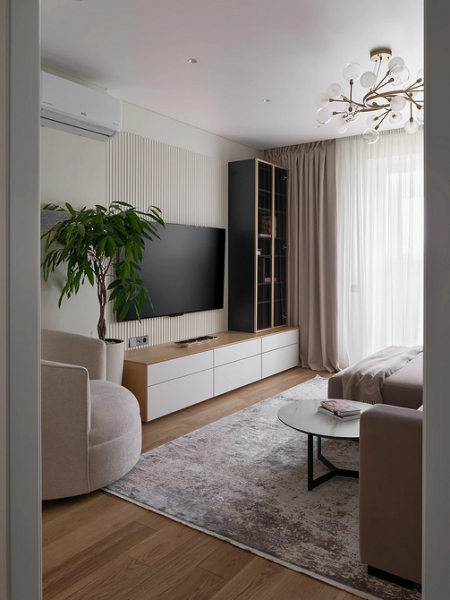 Интерьер гостиной 18 кв. м: правила оформления, 5 готовых планировок и 50 фото